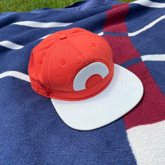 Pokemon Trainer Ash Ketchum Adjustable Snapback Cosplay orange Halloween 2016 - Picture 1 of 4